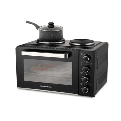 Hamilton Beach - 28L Mini Oven with Double Hotplate