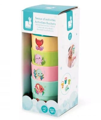 Janod - Activities Buckets - My Baby Animals