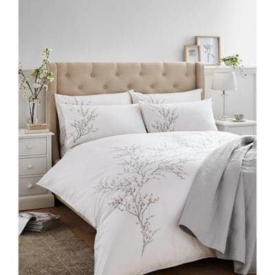 Laura Ashley - Pussy Willow Embroidered Grey