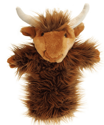 Long Sleeved Cow Puppet (Highland)