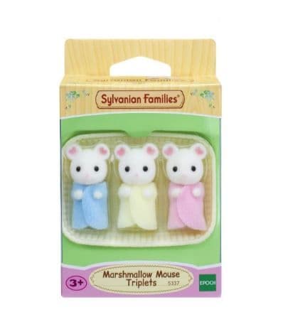 Marshmallow Mouse Triplets 5337