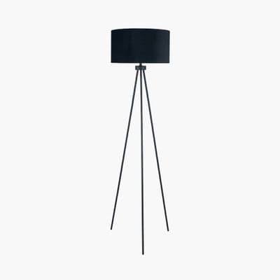 Matt Black Tripod Floor Lamp