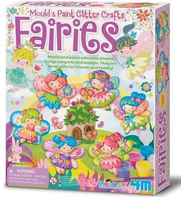 Mould and Paint  Glitter Fairies