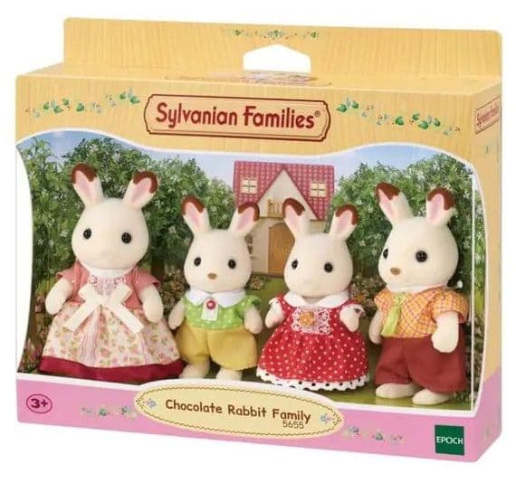 NEW Chocolate Rabbit Family 5655