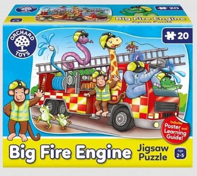 Orchard Toys - Big Fire Engine Jigsaw Puzzle (20pc)