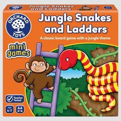 Orchard Toys - Jungle Snakes & Ladders Mini Game