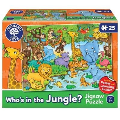 Orchard Toys - Who's in the Jungle?  Jigsaw (25pc)