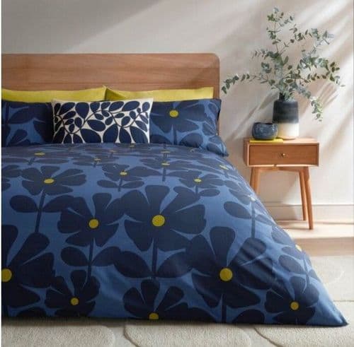 ORLA KIELY - Wildflower  Indigo duvet set