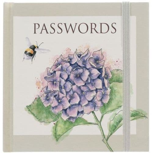 Password Book - 'Hydrangea' Bee