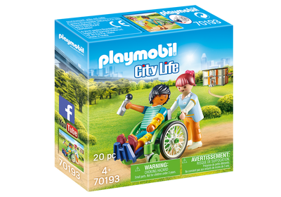 Patient in Wheelchair 70193