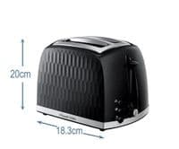 Russell Hobbs- Honeycomb 2 Slice Toaster