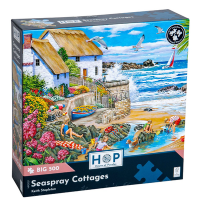 Seaspray Cottages BIG 500 Jigsaw Puzzle