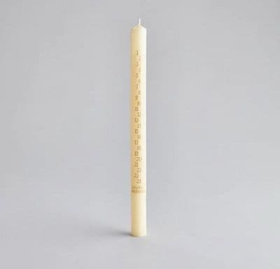 St Eval - Advent Candles  (Ivory)