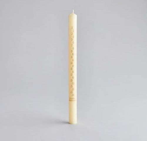 St Eval - Advent Candles  (Ivory)