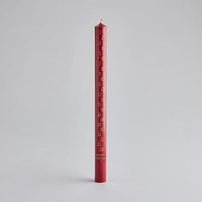 St Eval - Advent Candles  (Red)