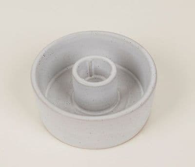 St Eval -  Candle Holder - White Speckle