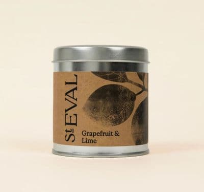 St Eval - Scented Tin Candle Grapefruit & Lime