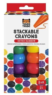 Stackable Crayons - Retro Rainbow