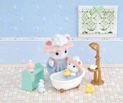 Sylvanian Families - Bath Time Bubble Siblings 5805