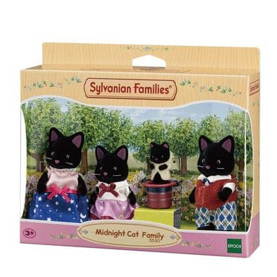Sylvanian Families - Midnight Cat Family 5530