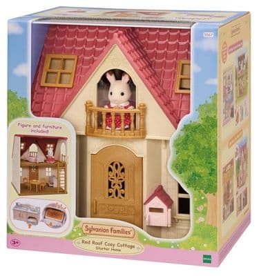 Sylvanian Families - Red Roof Cosy Cottage Starter Home - 5567