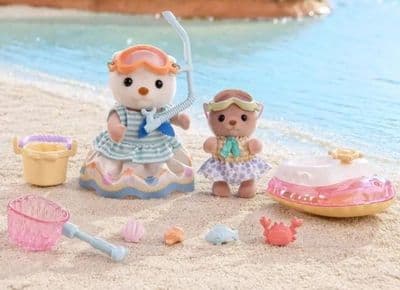 Sylvanian Families - Sea Otter Sisters - Splashy Snorkel Set 5804