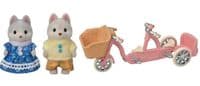 Tandem Cycling Set - Husky Sister & Brother 05637