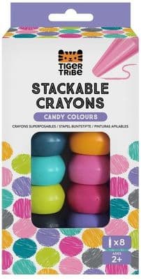 Tiger Tribe - Stackable Crayons  Candy Colours