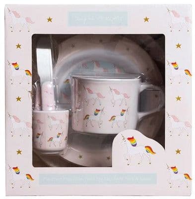 Unicorn Childrens Melamine Set