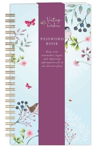 Vintage Garden - Password Book