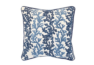 Walton & Co - Embroidered kelp cushion