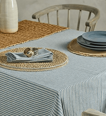 Walton & Co - Hampton Stripe Tablecloth