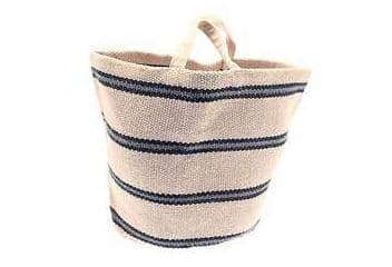 Walton & Co - Jute Market Bag narrow stripe