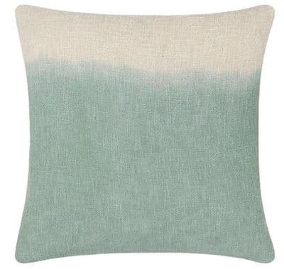Walton & Co - Mizu Dip Dye Cushion, Eucalyptus