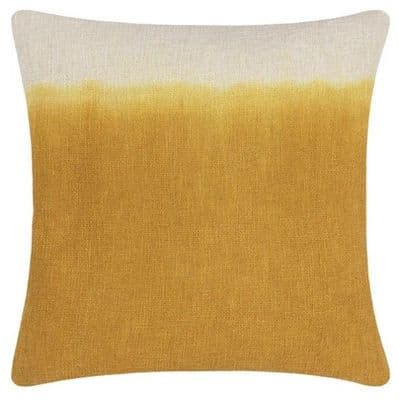 Walton & Co - Mizu Dip Dye Cushion , Ochre