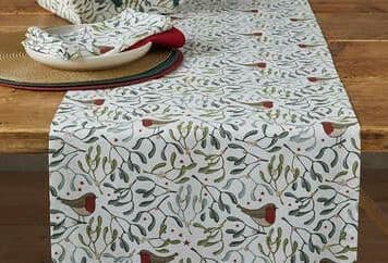 WALTON & CO - Robin and Mistletoe Runner
