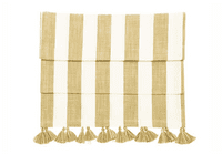 Walton & Co - Wide stripe runner  honeydew