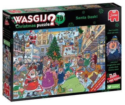 Wasgij Christmas 19 - Santa Dash! (1000pc)