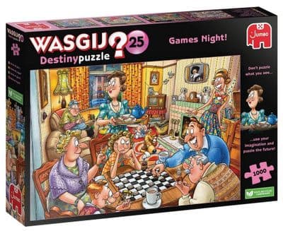 Wasgij Destiny 25 - Games Night!  (1000pc)