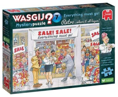 Wasgij Retro Mystery 7 - Everything Must Go!  (1000pc)