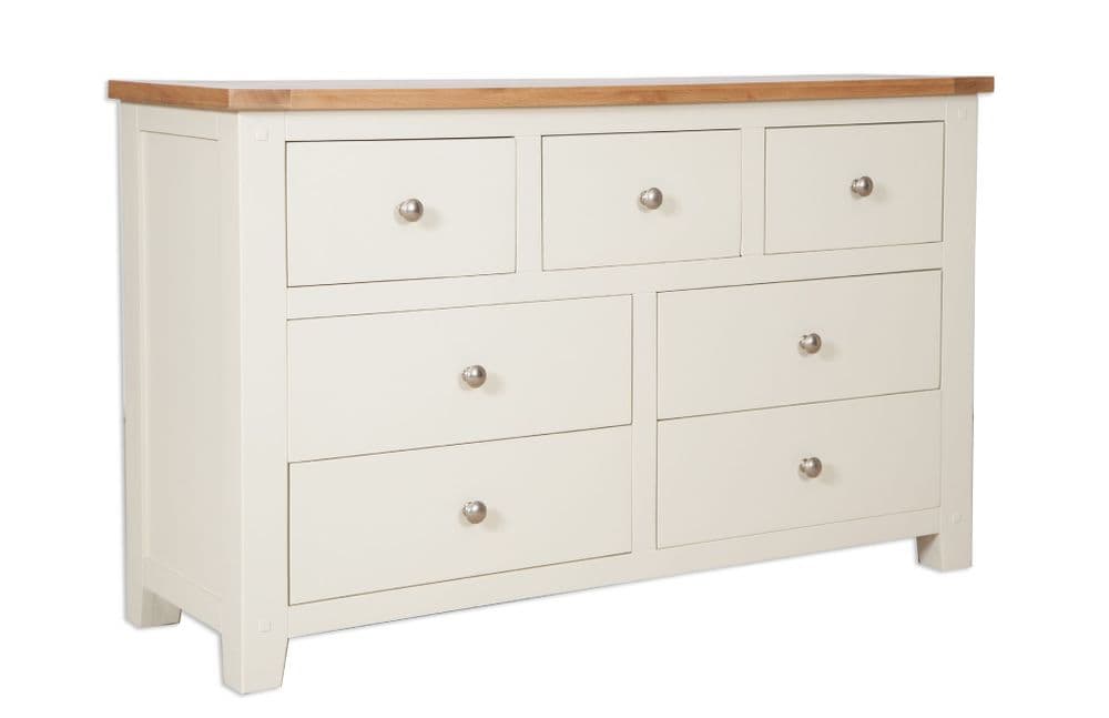 Melbourne Ivory 7 Drawer Merchant Chest
