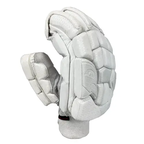H4L Tip-Tech All White Gloves- Mens Batting Gloves (Right Hand)