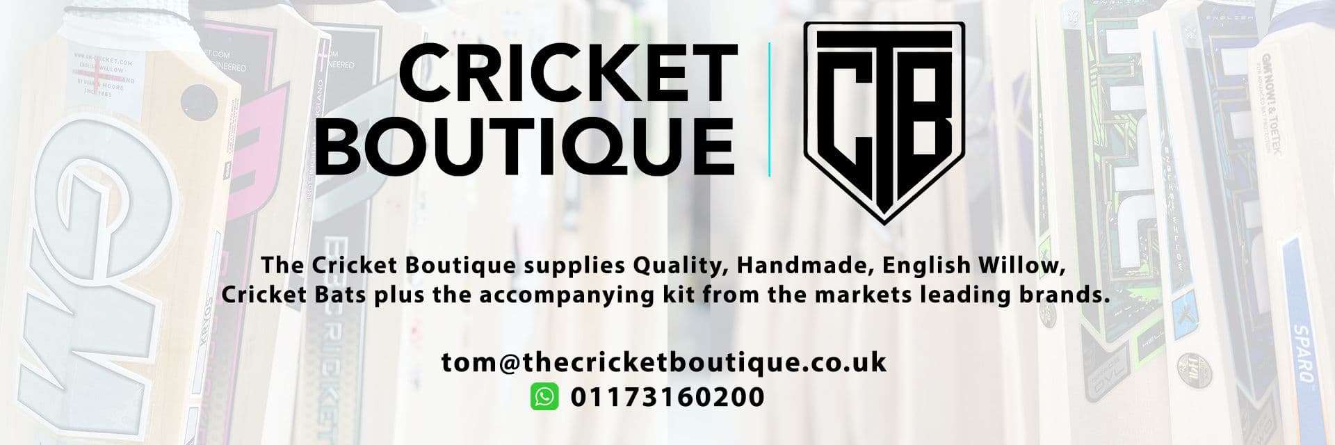 TCB Handmade Cricket Bat Main Banner