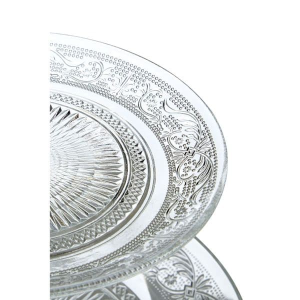 Deco Glass 2 Tier Cake Stand