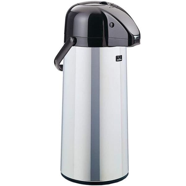 Stainless Steel GLASS LINED Airpot - Push Button 2 5L