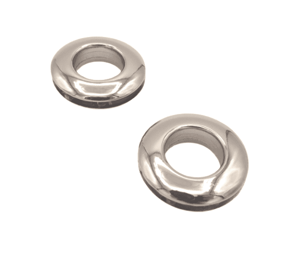 13mm Silver Screwback Grommets