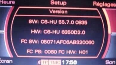 Audi MMI 2g HIGH Software Update 5570