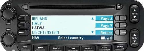 CD Jeep Chrysler RB3 Navigation Map Europe disc