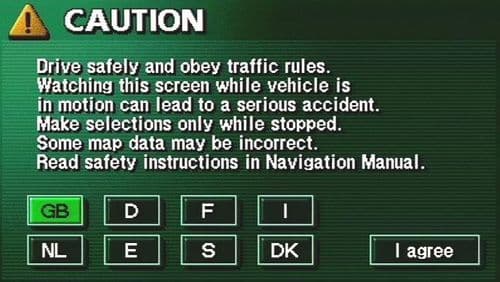 DVD navigation Lexus Toyota TNS600 700 (E1G) 2018