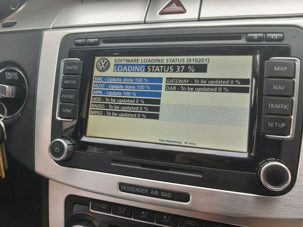 RNS 510 FIRMWARE 5238 UPGRADE with Video in Motion & Test mode Enabled